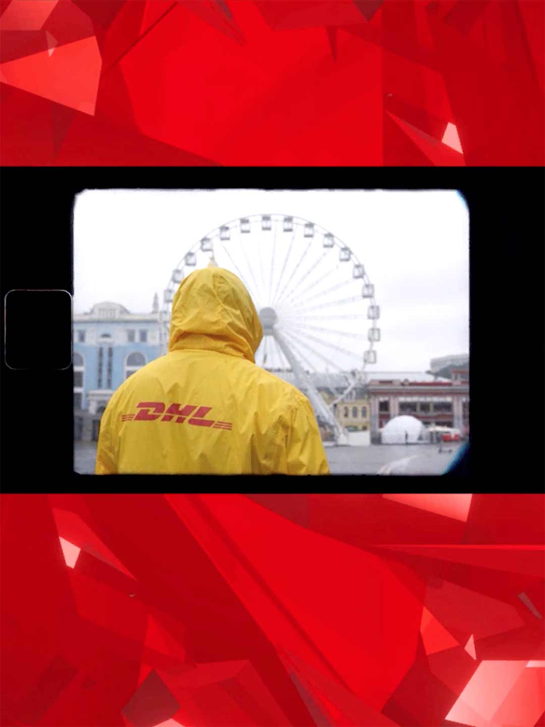 Кадр з відео Юлії Постушної та DHL Express Україна